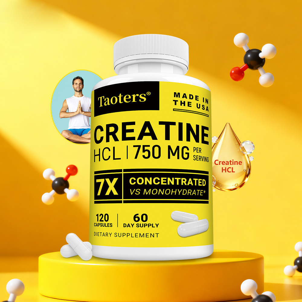 Creatine Hcl Capsule - Creatina HCl - Suporte para Energia