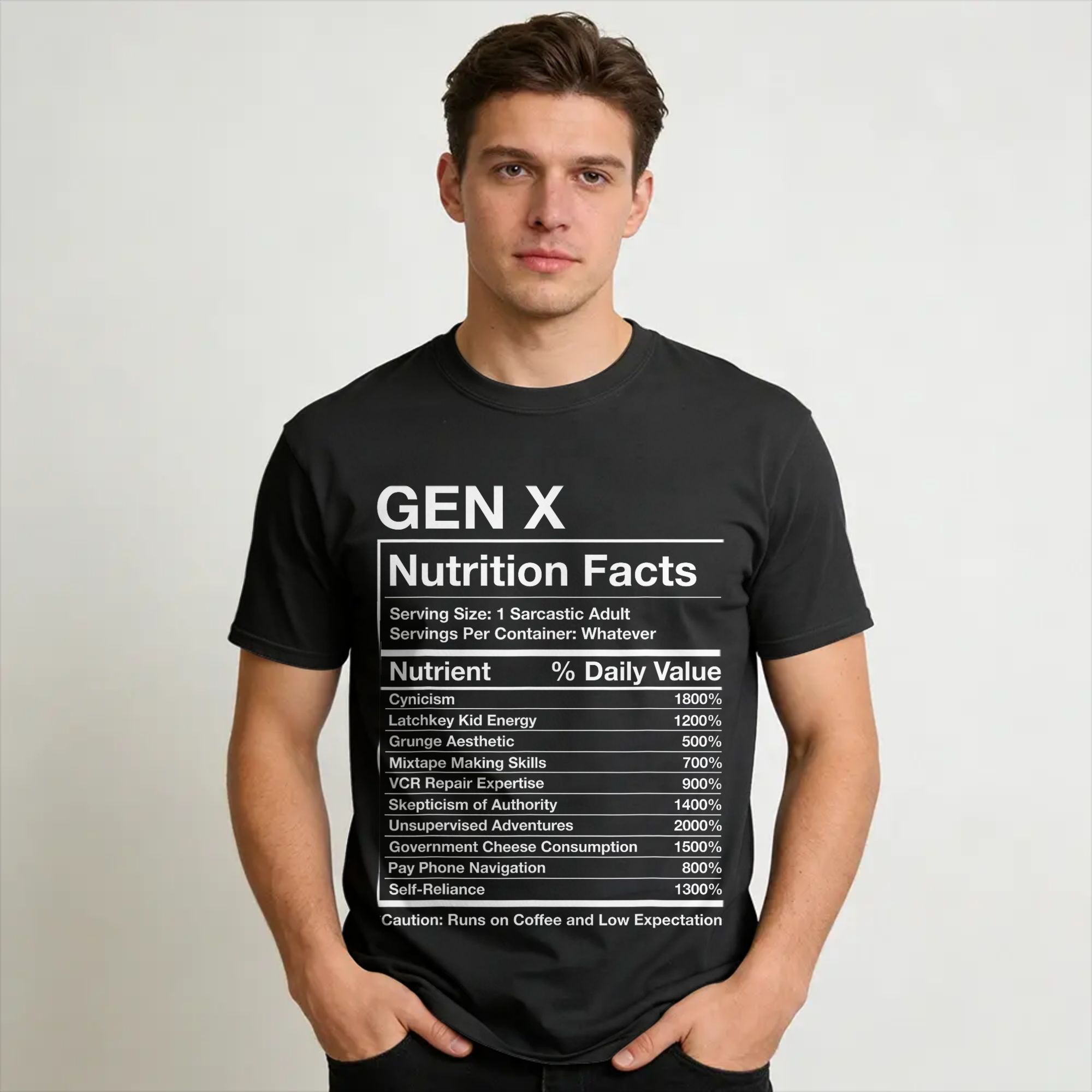 X Nutrition - Gen X Nutrition Facts - Camiseta