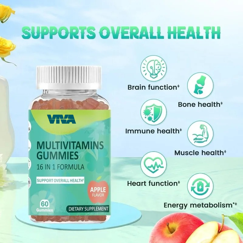 Multivitamin Gummy Adult - Gomas multi vitaminas 16 em 1,