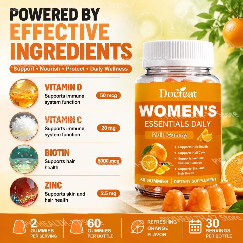 Docteat Essenciais Femininos:  - Multivitamin Gummy Adult avaliação e preço