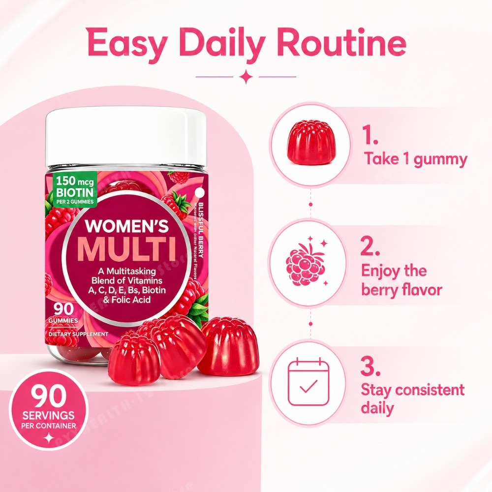 Gomas Multivitamínicas Feminin - Multivitamin Gummy Adult avaliação e preço