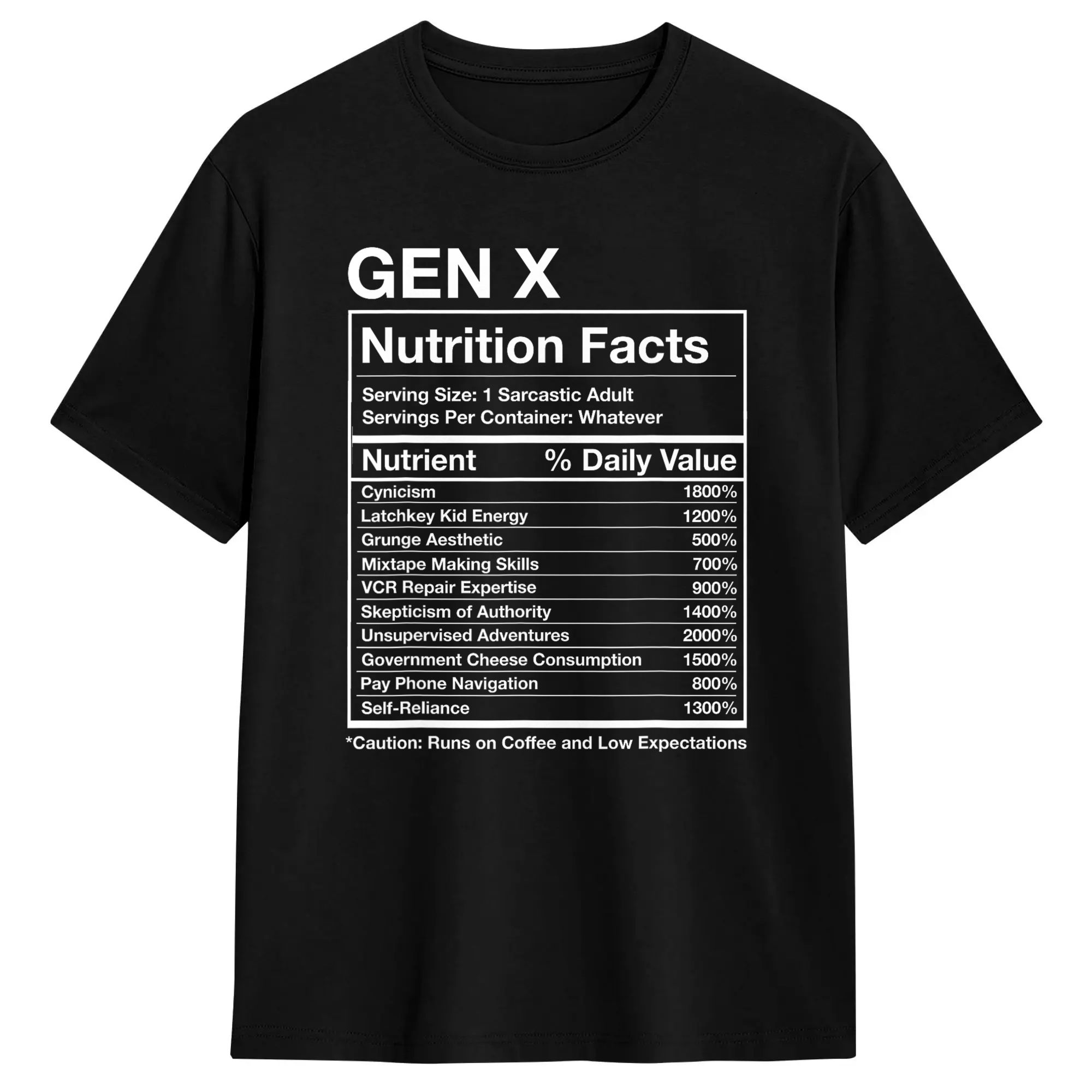 Gen X Nutrition Facts - Camise - X Nutrition avaliação e preço