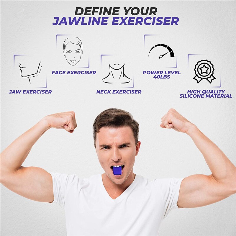 Jawline Exercitador Facial Man - Nutrition And Fitness avaliação e preço